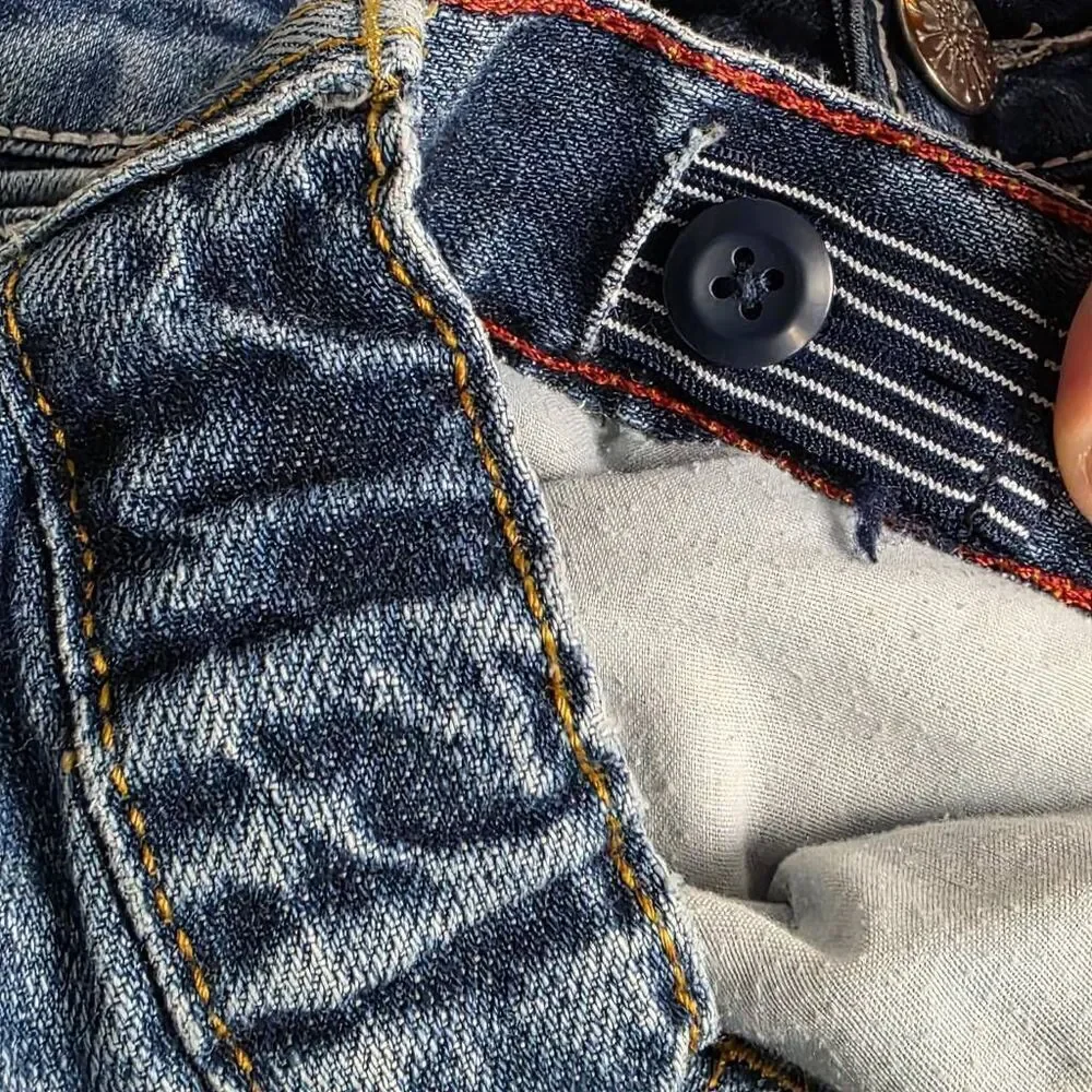 OshKosh B’gosh Boys Jeans Size 8 Wide Leg Adjustable Waist